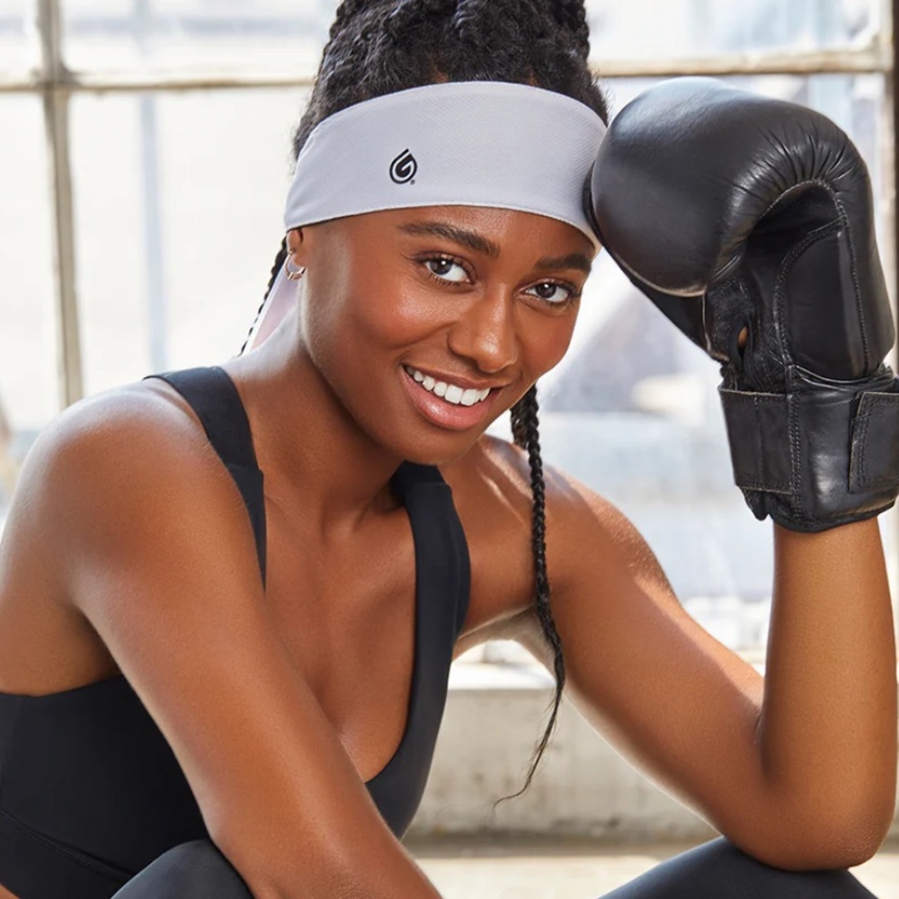 Gymwrap EvapoCOOL Performance Headwrap in White by Nicole Ari Parker - Unisex